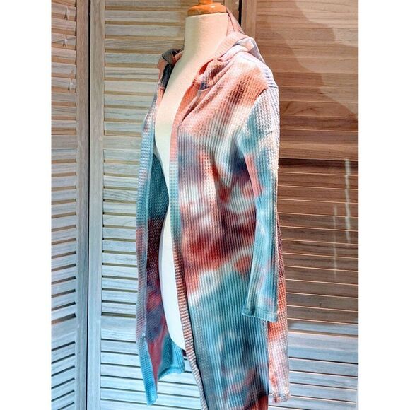 Another Reason Sm Tie Dye Duster Cardigan - Picture 10 of 11